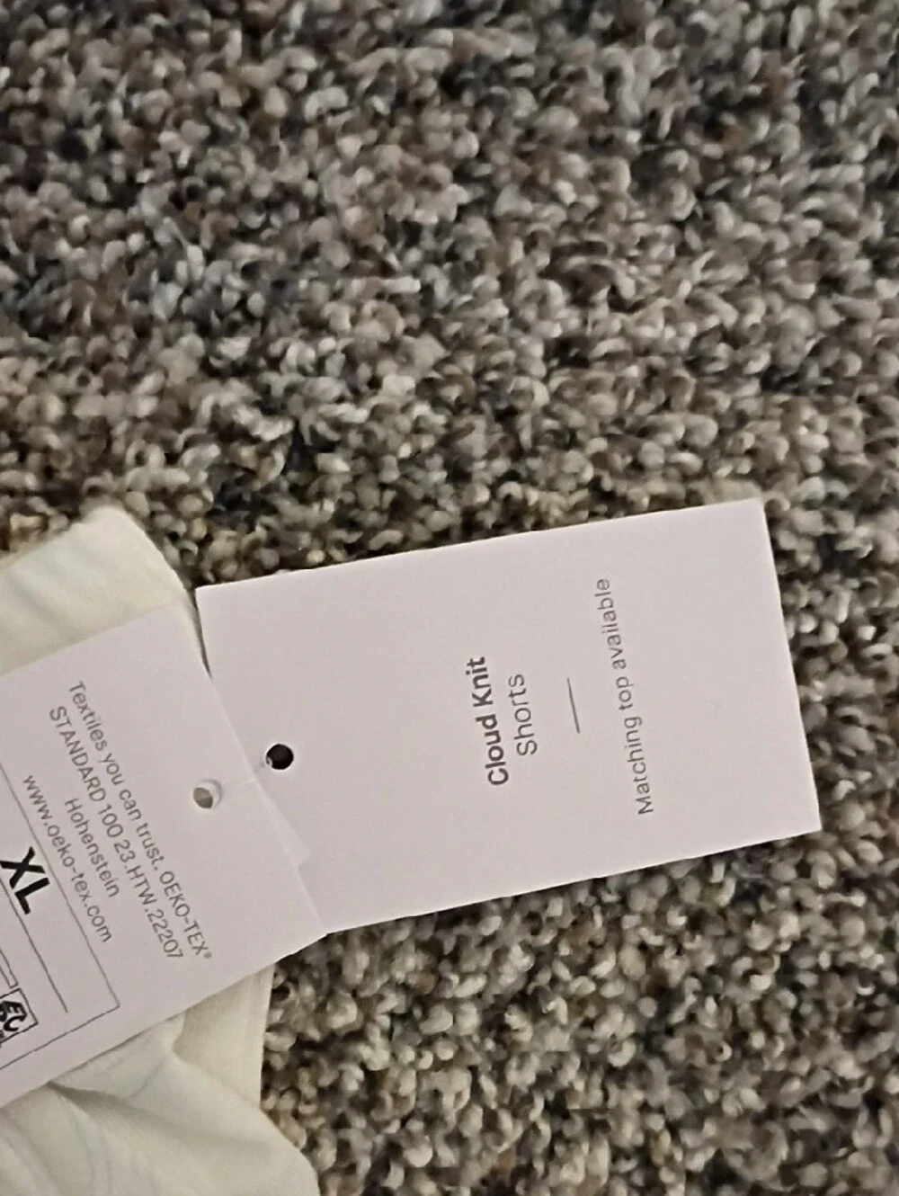 Auden White Cotton Drawstring Sleep Shorts